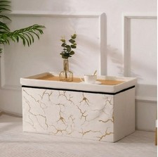 2 in 1 Ottoman Storage And