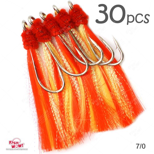 30pcs unrigged hook 0 - 30pcs,