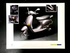 Vintage VESPA PIAGGIO 1996 ET2 50 Scooter 1999 Lithograph MODS Poster Scootering