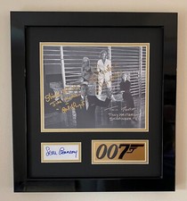 SEAN CONNERY MULTI SIGNED JAMES BOND 007 GOLDFINGER SIGNED FRAMED DISPLAY UACC