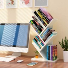 5 Tier Wooden Tree Bookshelf