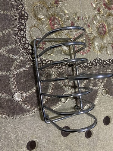 Silver large circular toast - circular,