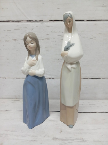 Lladro figures girl - lladro, with