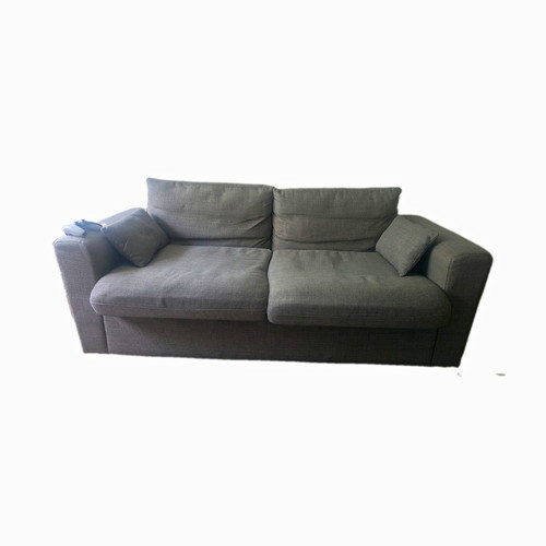 Grey fabric sofa - grey, couch