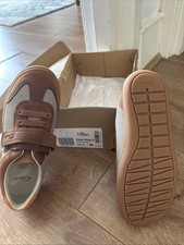 UK 12G Clarks Flash Step K Tan