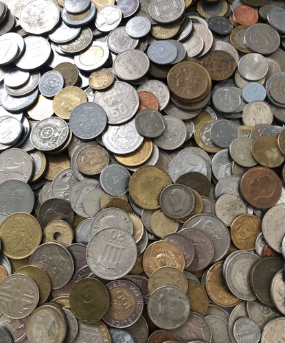1kg world mixed coins - 1kg,