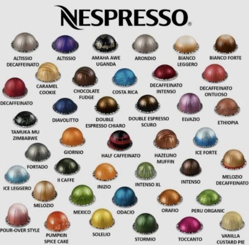 Nespresso vertuo coffee pods - nespresso,