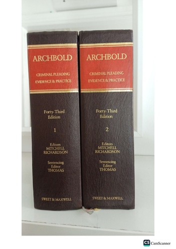 Archbold criminal pleading - criminal,