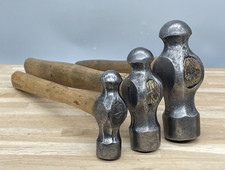 3 Vintage Gilpin Ball Pein