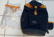 VINTAGE ABERCROMBIE & FITCH BACKPACK PERFORMANCE 2668 COOLER CAMPING BLUE YELLOW