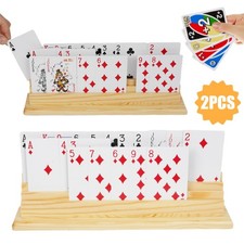Playing Card Organiser 3 Rows 80° Tilt Card Stand for Senior Citizens & Children