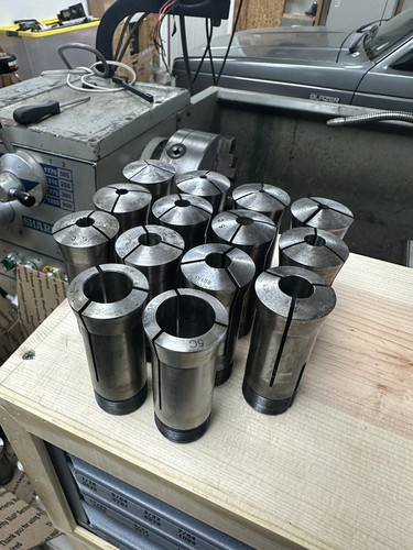 Collet lot manual lathe - 5c,