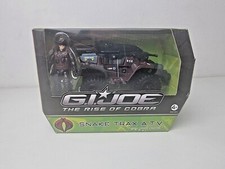 GI JOE SNAKE TRAX A.T.V. Vehicle with Scrap Iron v7 Rise Of Cobra Hasbro 2009 