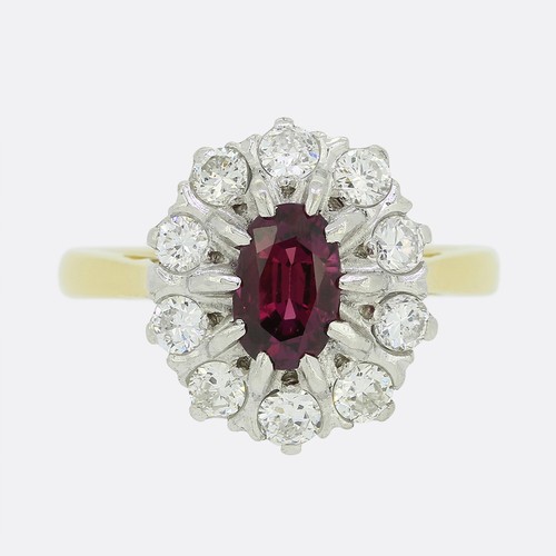 Gold diamond ring - ring, vintage