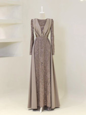 long modest evening dress 
