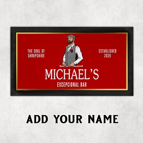 Personalised madri bar runner - personalised,