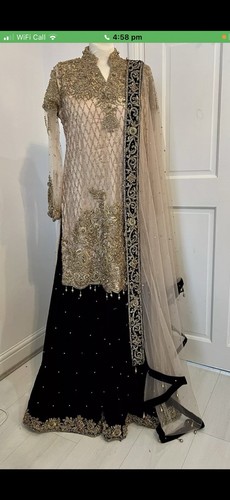 Party wear velvet lehnga with - velvet,