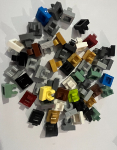 Lego 1x1 tile with - lego, o