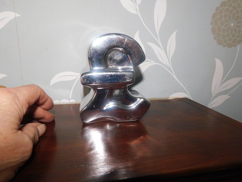 Small silver tone - tone, pottery