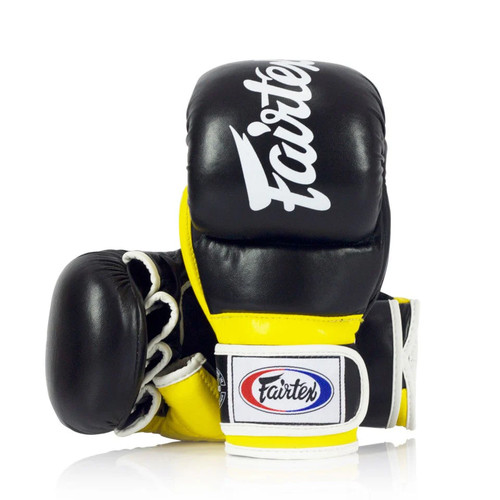 Fairtex black yellow super - black-yellow,