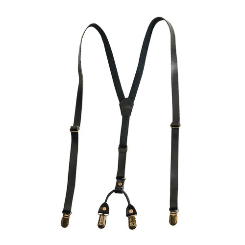Leather braces clips - pu, 4-clips