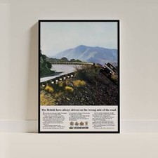 Range Rover Classic Advert Retro Automotive Poster