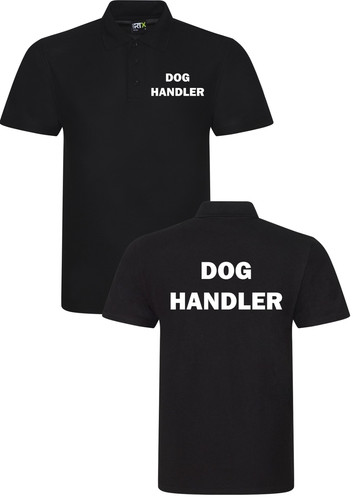 Dog handler polo shirt - dog,