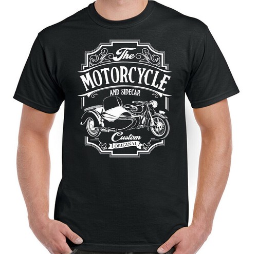 Motorcycle sidecar t shirt - &,