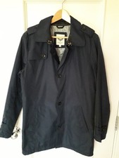 Mans Brave Soul Navy Long Jacket/Coat size Small