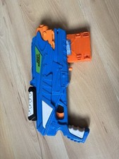 BuzzBee Toys Night Assault Blue Toy Foam Blaster Gun for Kids