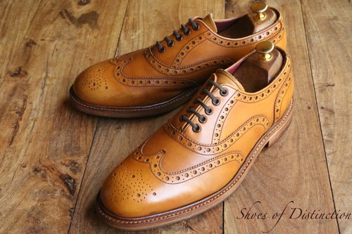 Barker tan leather oxford - barker,