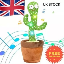 Talking Toy Dancing Cactus Doll Repeat Speak Sound Record Re Kids Birthday Gift