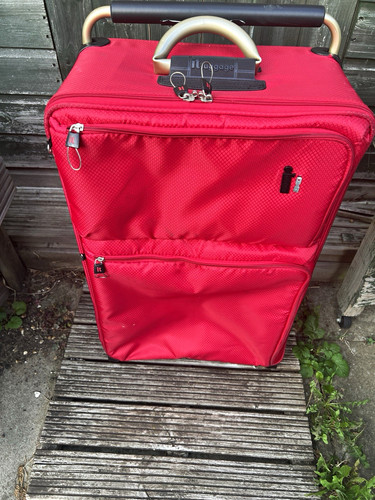 Luggage red soft - luggage,