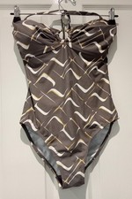 NEW JASPER CONRAN SWIMMING COSTUME WITH FRONT SUPPORT LINING SIZE 12