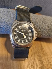 Rare Vintage 1980's Pulsar Seiko Diver/Military Style Watch