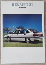 Renault 21 Hatchback Brochure 1989 -  TS  GTS  GTX  TXE  TXI  TD  GTD