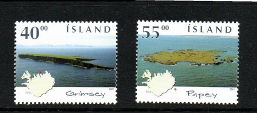 Iceland 2001 sg1004 sg1005 - 2001,
