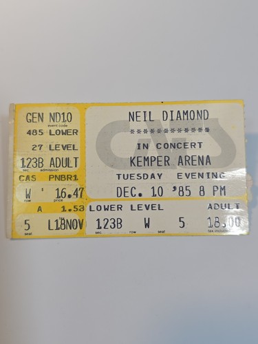 Neil diamond concert - concert, ticket