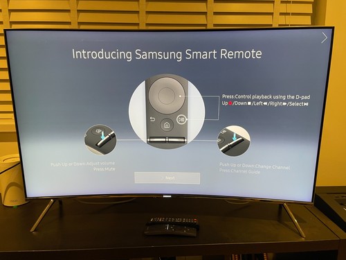 Samsung curved 4ktv