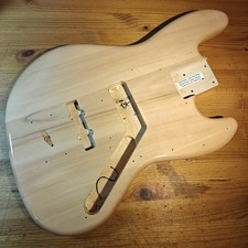 Used 2020s J Jazz Style Bass Guitar Body Gloss Poplar Natural Gloss Poly #19