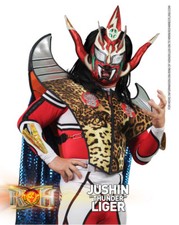 Official ROH Ring of Honor / NJPW - Jushin "Thunder" Liger 2017 UK 8x10