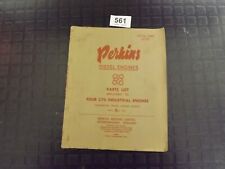 ORIGINAL PERKINS FOUR 270 ENGINE PARTS CATALOGUE 1960 (561)