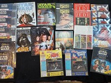 Star Wars magazines books ephemera vintage cereal crisp packets job lot x 24