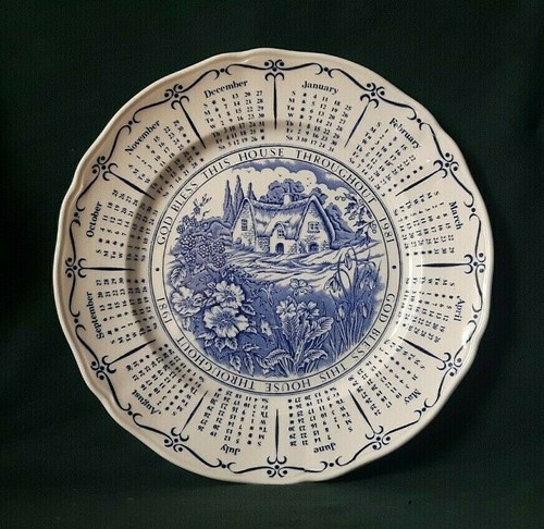 Myotts calendar plate - myotts,