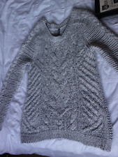 Naf Naf lovely soft grey ladies jumper size M