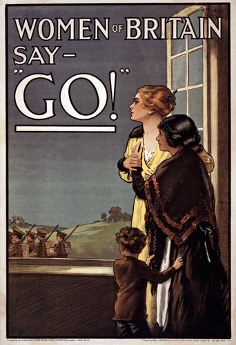 W91 vintage wwi woman - woman, of