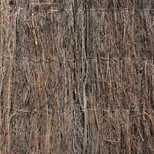Brushwood Thatch Screening 2cm Thick Screen Roll Garden Fencing 4m Long Panel