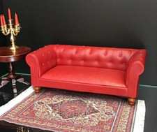 Dollhouse Sofa Couch Faux