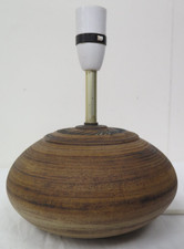 1970s Studio Pottery Hand-Thrown Stoneware Table Lamp