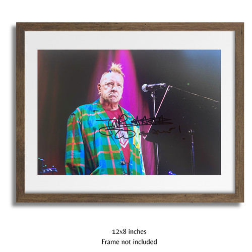 John lydon hand signed johnny - john,